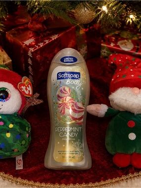 Body Peppermint Candy Moisturizing Body Wash - Limited Edition plus 2 TY